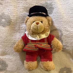 Plush Teddy Bear in London Union Royal Outfit